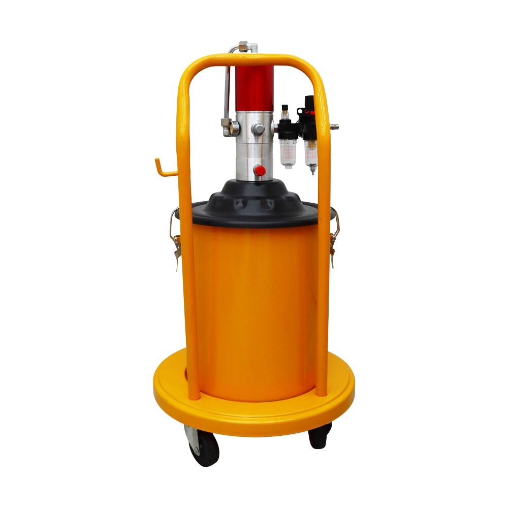 5gal Pneumatic Compressed Grease Injector 20L with Pressure Meter Adjustable