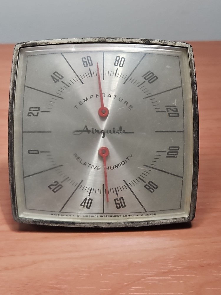 vintage airguide thermometer