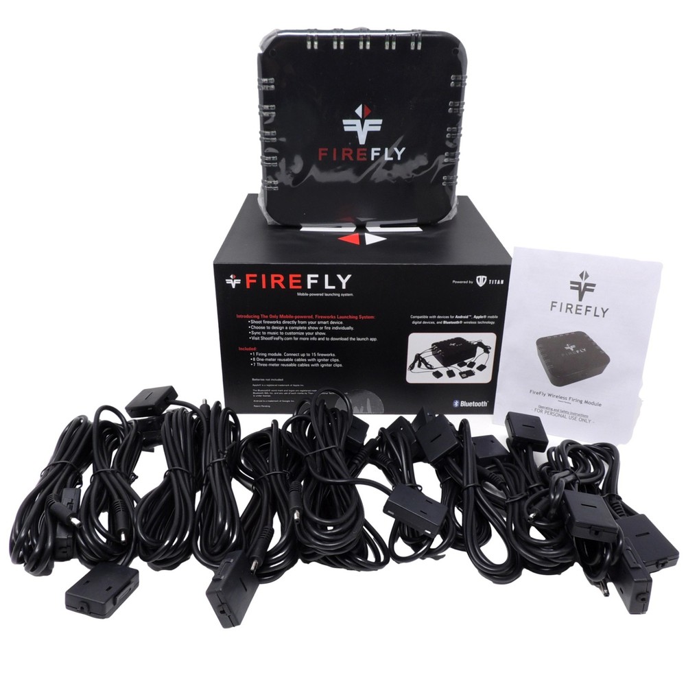 TITAN FIREFLY BLUETOOTH MOBILE FIREWORK LAUNCH SYSTEM NEW FACTORY SEALED BOX