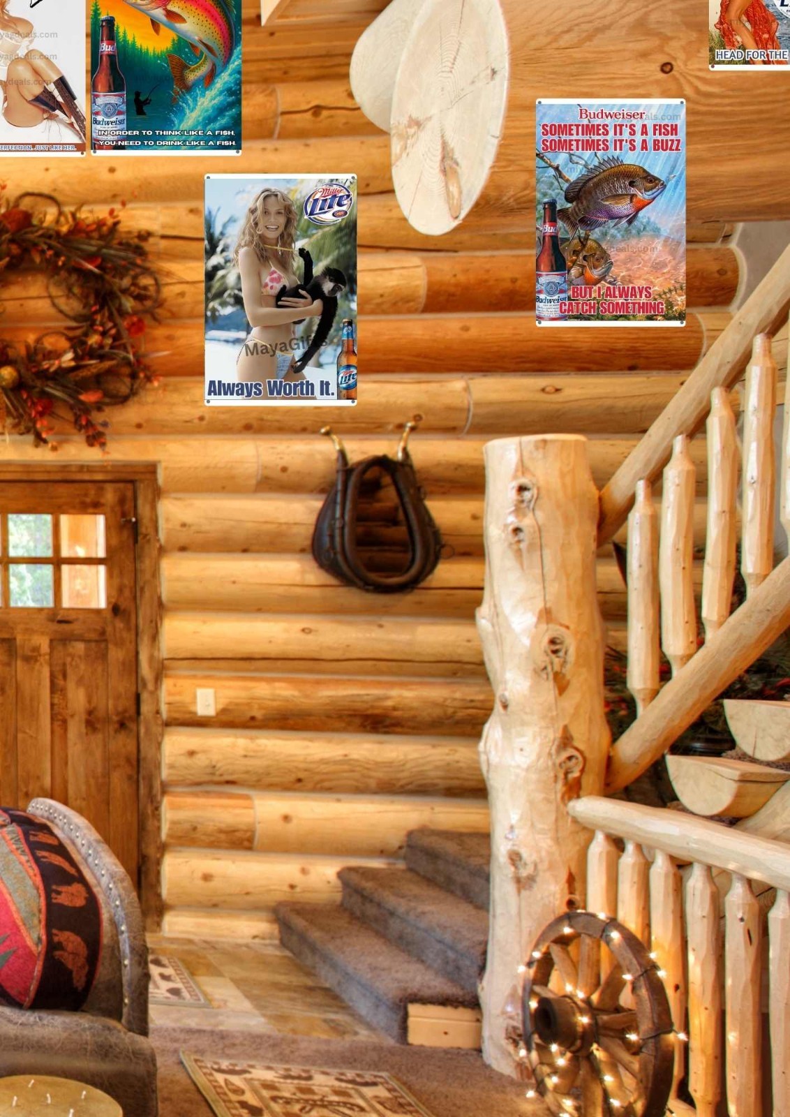 Miller Lite Beer Metal Poster Man Cave Bar Pub Decor Beer sign Read Des