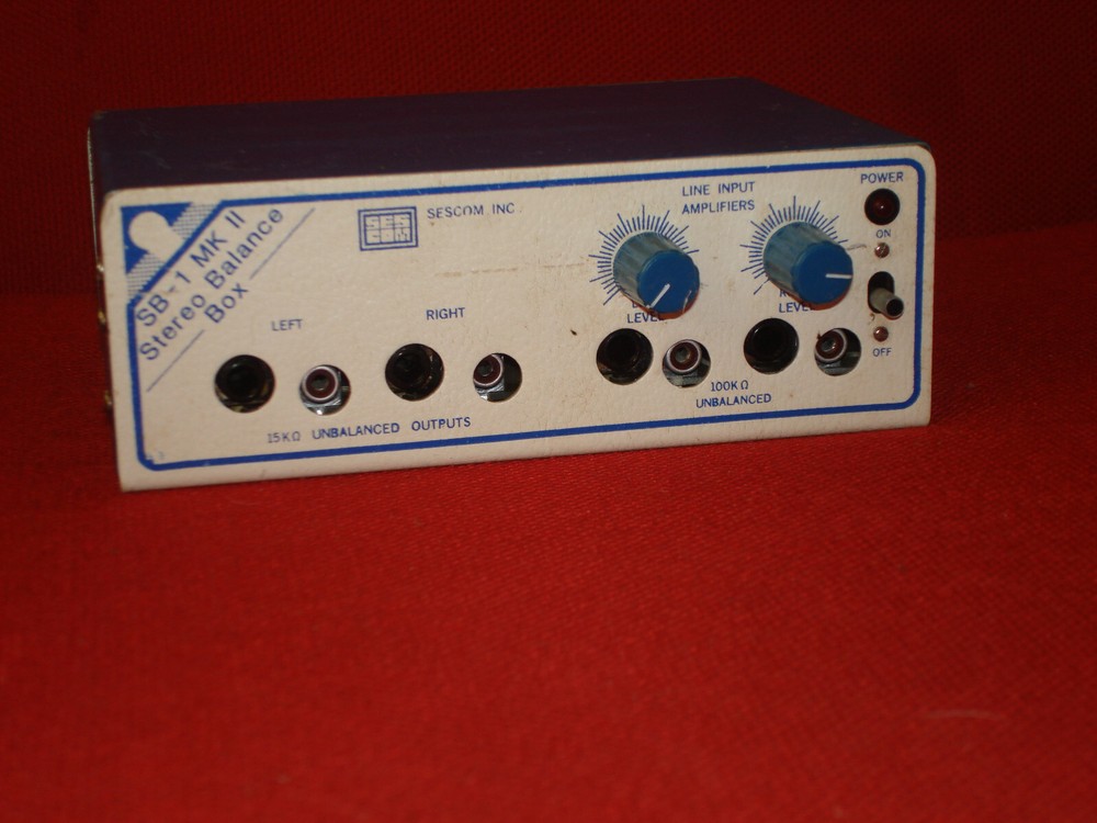 Sescom SB-1 MK 11 Stereo Balance Box!!!