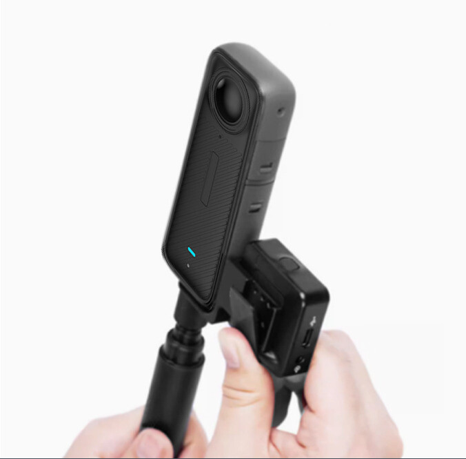For Flymile Insta360 X4 Microphone Extension Camera X3/X2 Connection Bracket