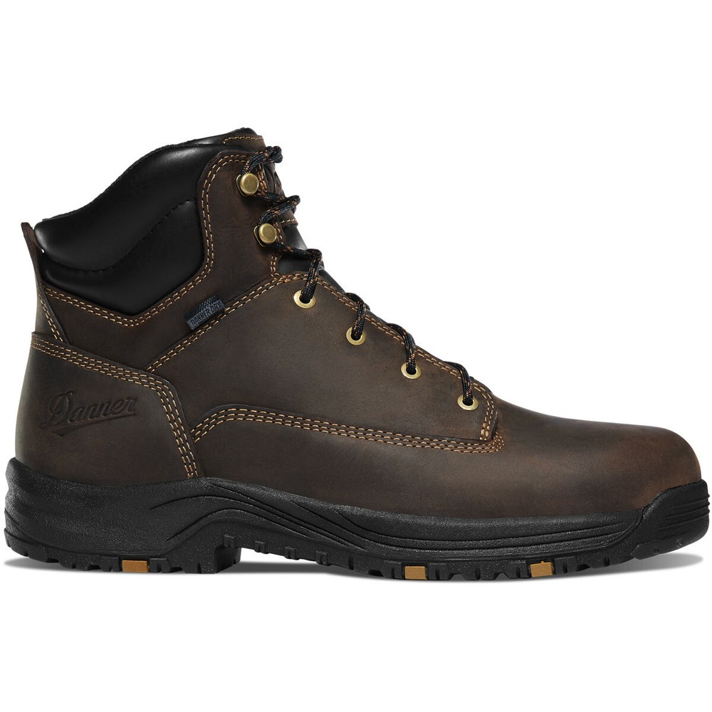 DANNER MEN'S CALIPER 6" SOFT TOE WORK BOOT (19452 WATER PF, ASTM, EH)
