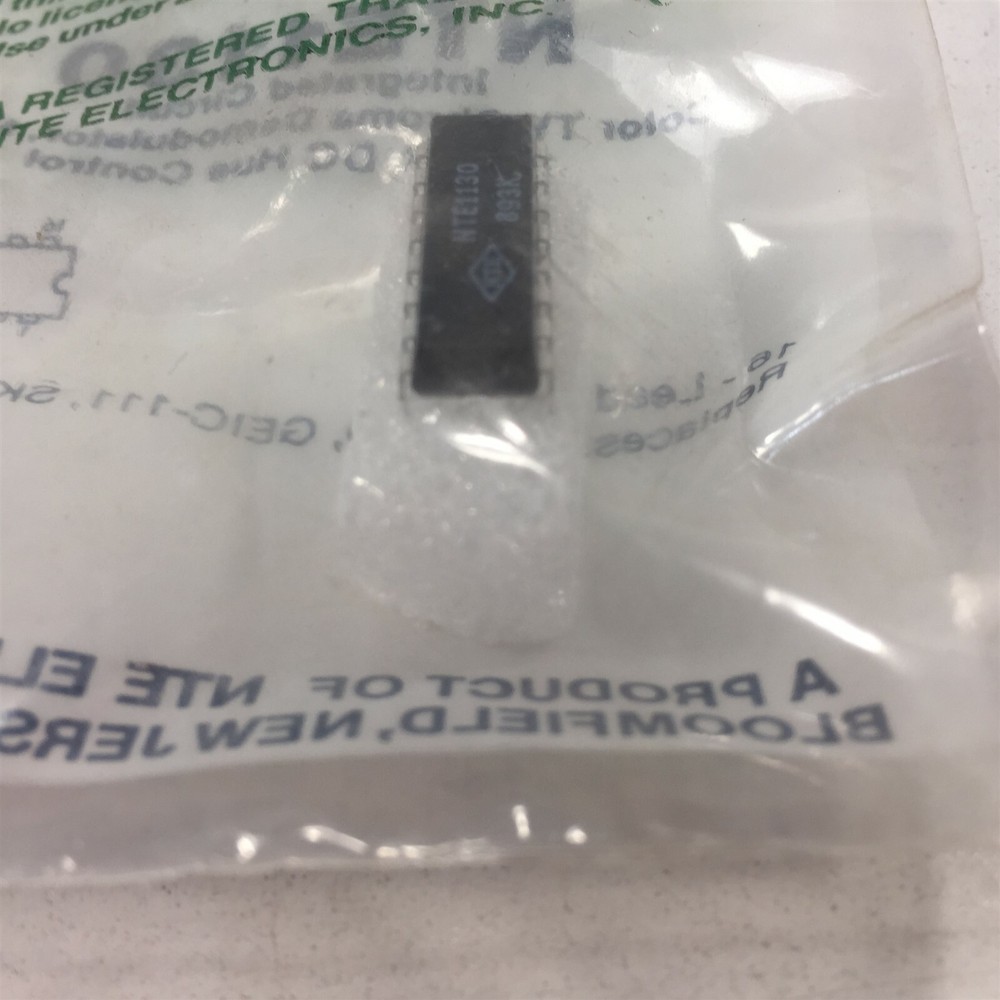 (1) NTE NTE1130 Integrated Circuit Color TV Demodulator