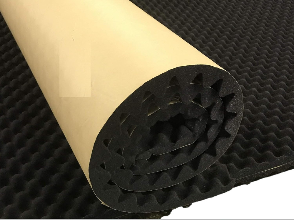 Self Adhesive High Density Acoustic Foam Egg Crate Panel Studio Foam Wall Panel