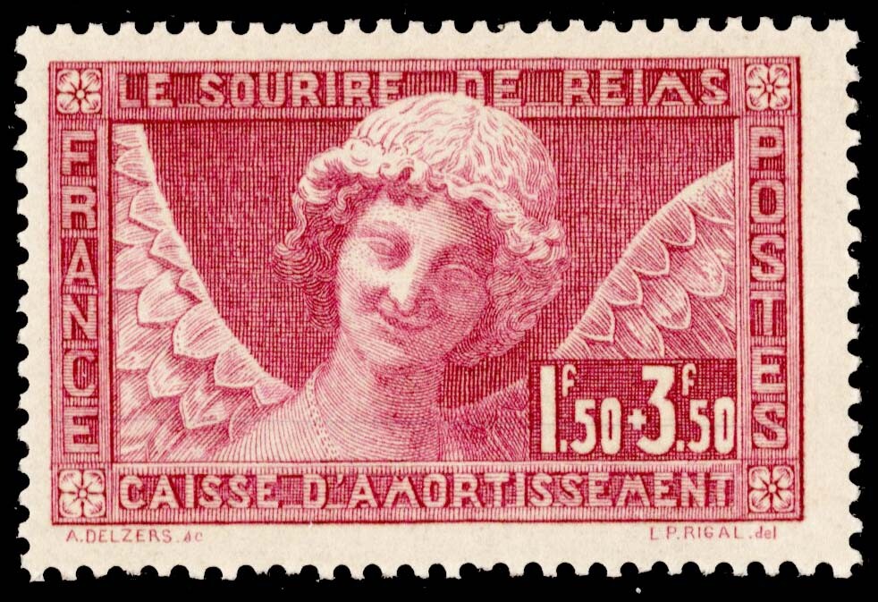 France Scott B34 Unused lightly hinged.