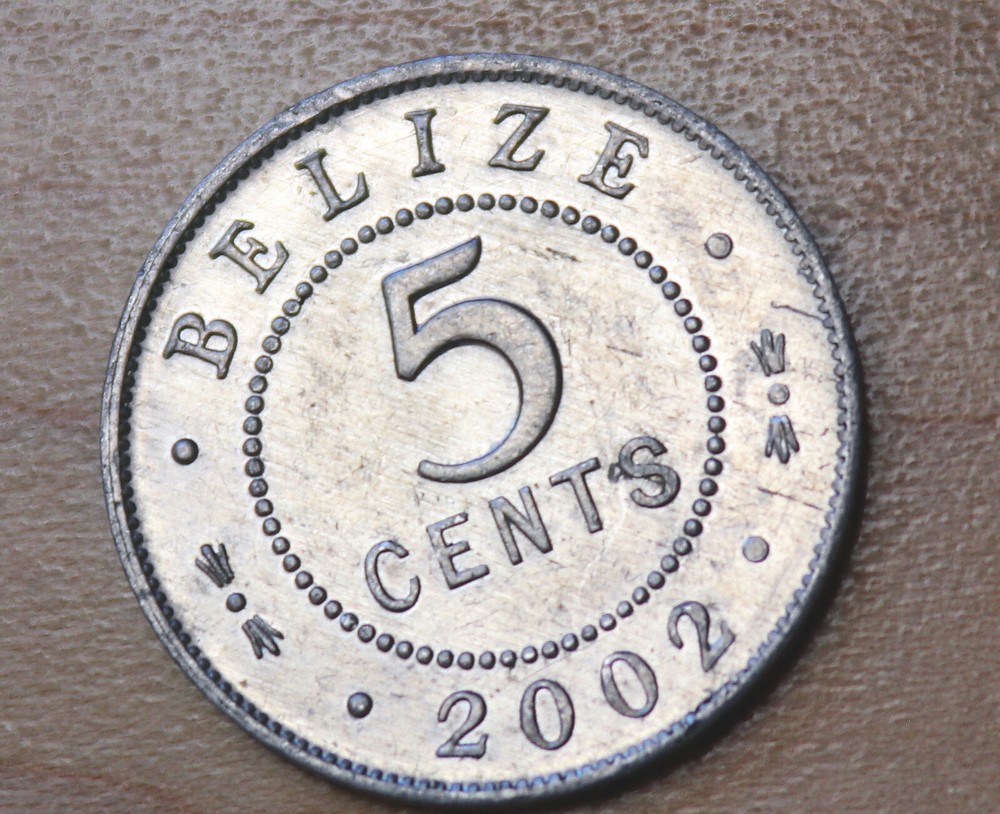 2002 Belize 5 Cents