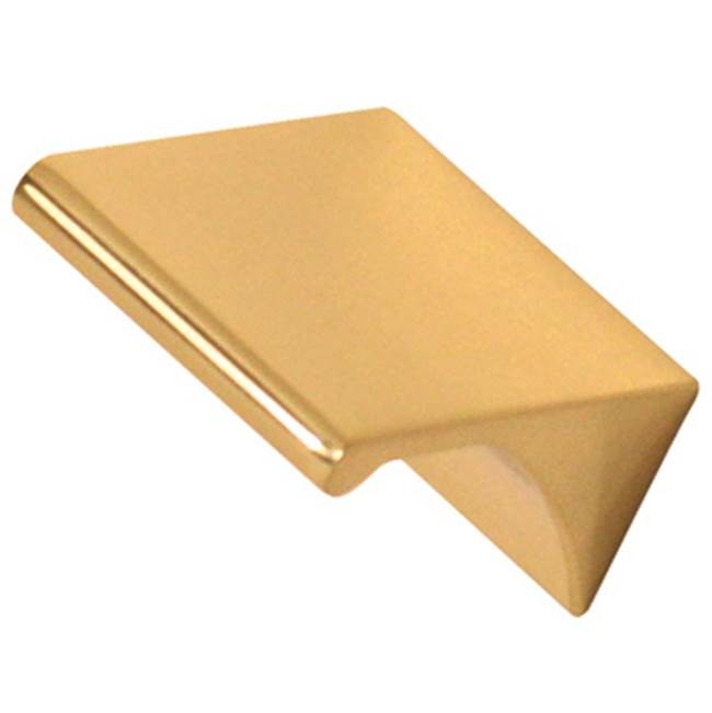 Alno A970-PB/NL Tab Pulls 3/4" Pull Unlacquered Brass