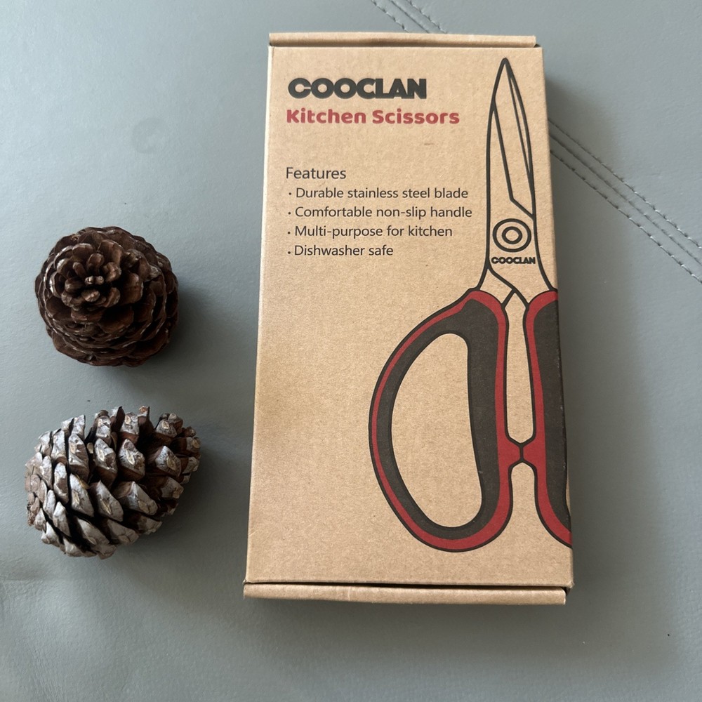 Cooclan Kitchen Scissors Stainless Blade Dishwasher Safe
