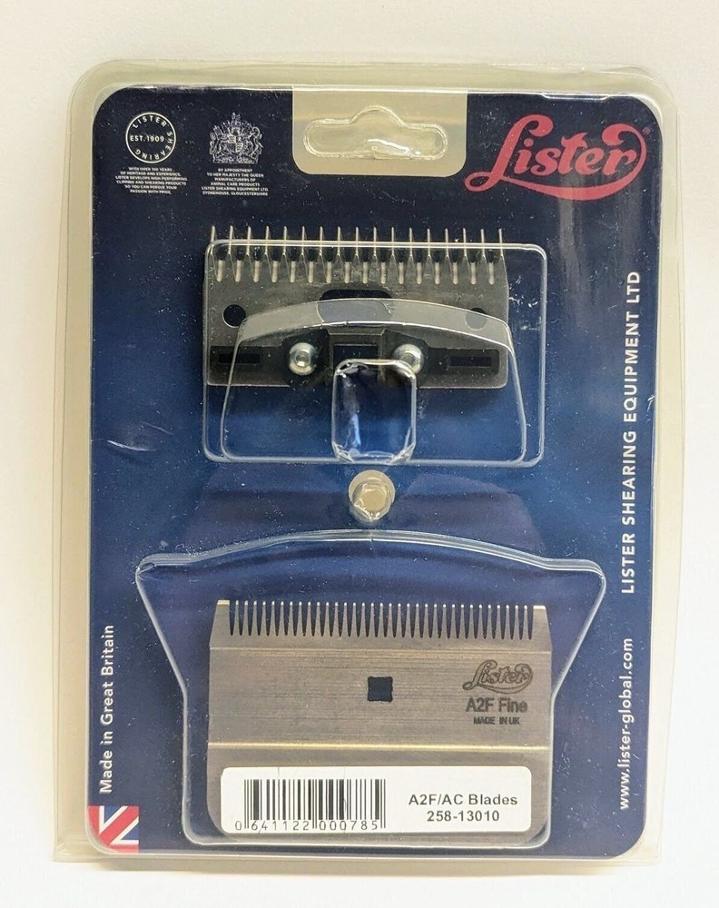 Lister Shearing Fine A2F/AC Blades #258-13010