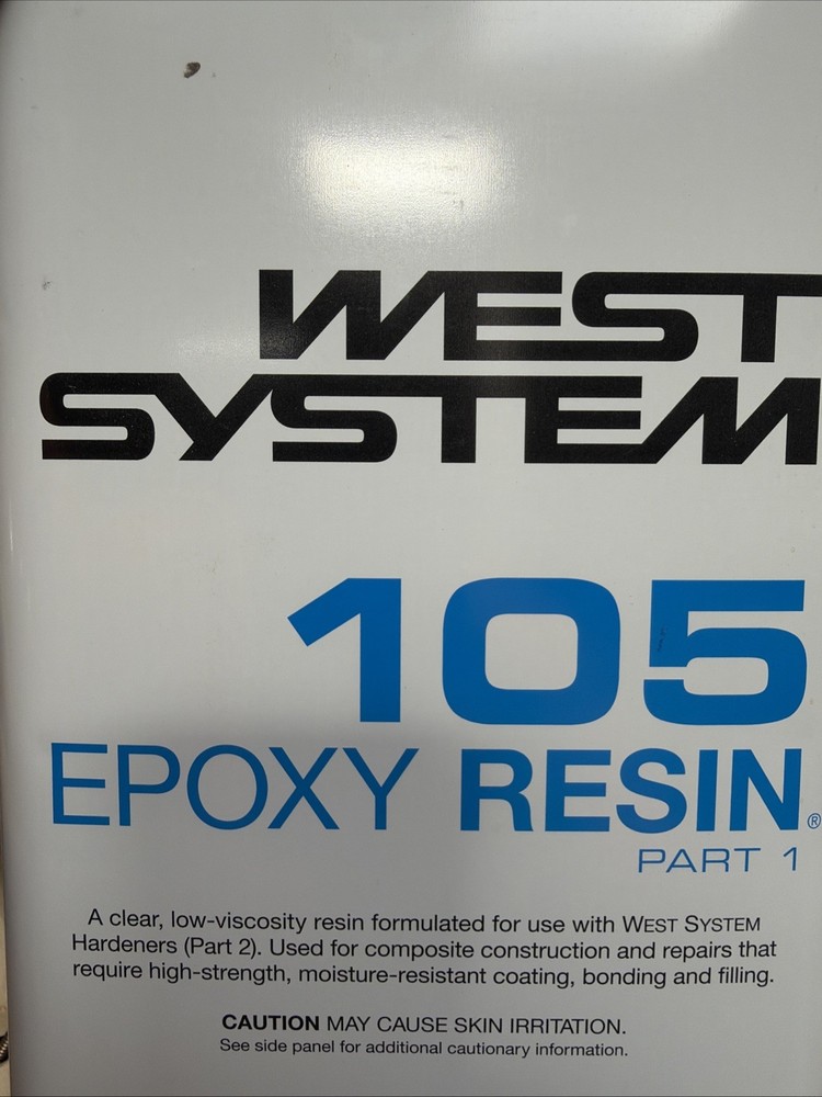 West System Epoxy Resin 105-B Slow Epoxy 206B Hardener & Mini Pump Set