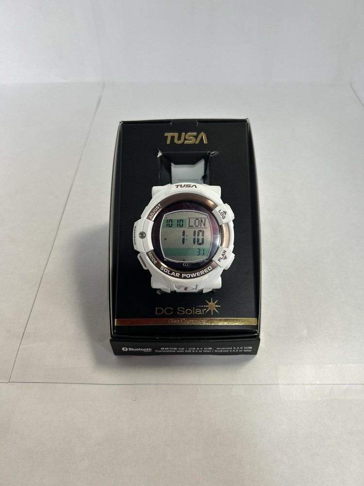Tusa DC Solar Dive Computer, Brand New, White