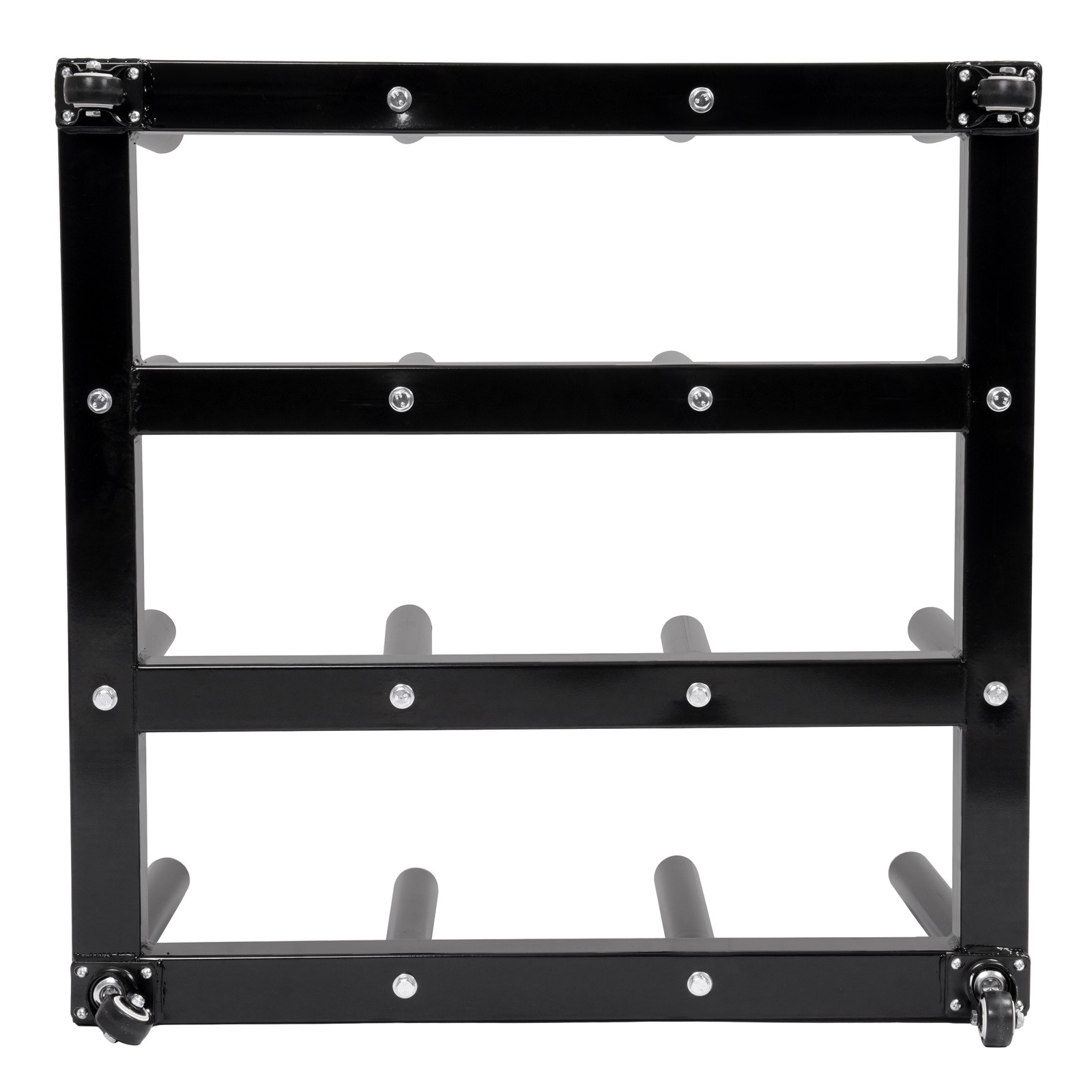 1200LBS Vinyl Cart Mobile Media Rack w/ Casters 16 Rolls Digital Media Storage