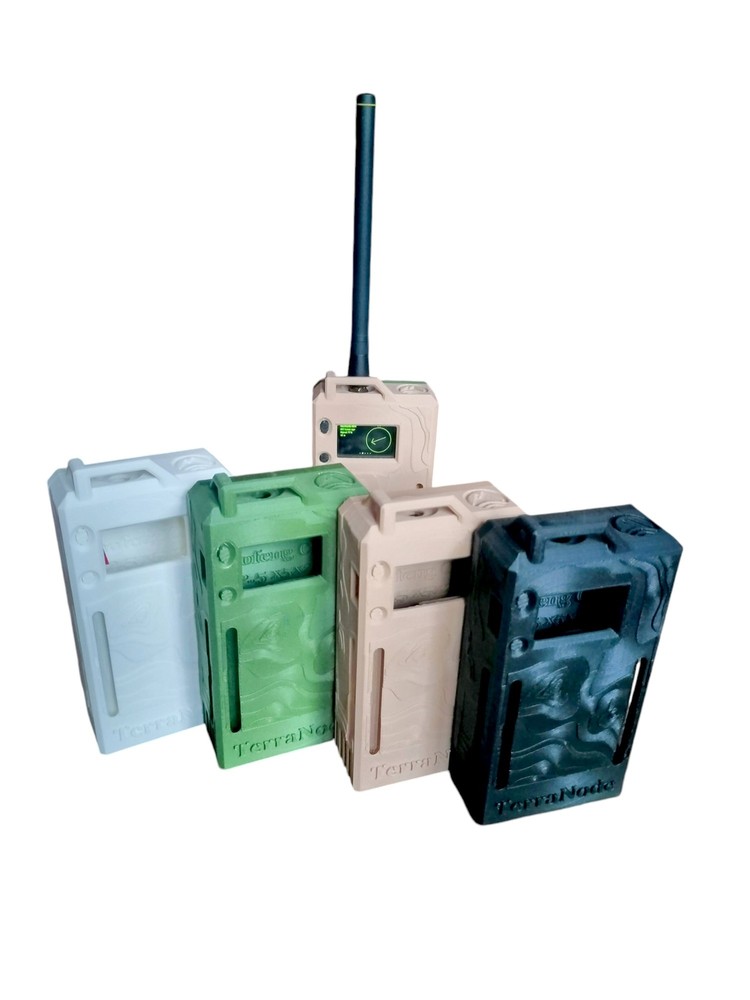 TerraNode Heltec T114 V2 Meshtastic Radio Node Case & Turnkey Node Assembly