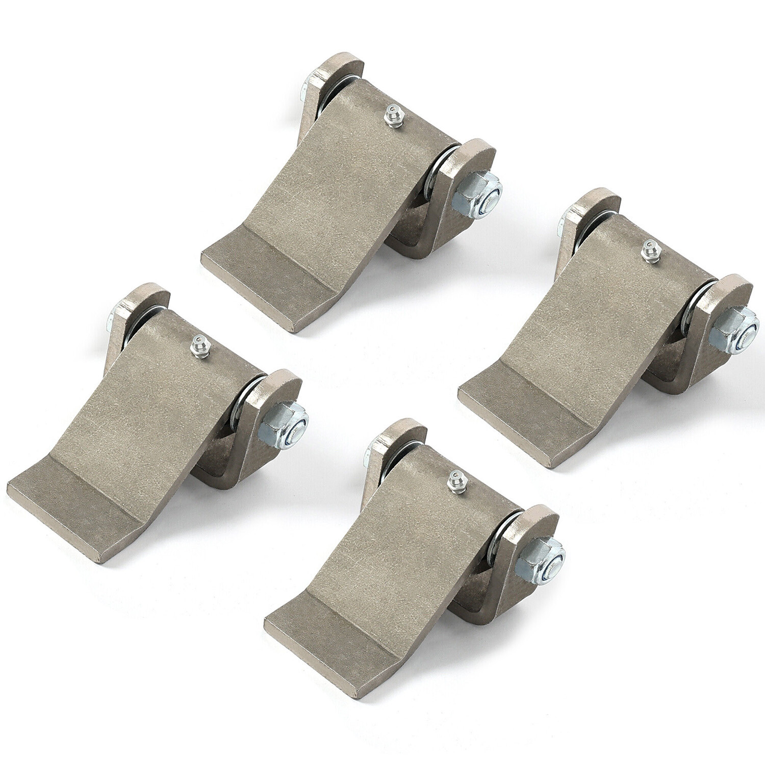 4pcs Door Hinges Heavy Duty Greaseable Dump Truck Trailer Strap Style Gate