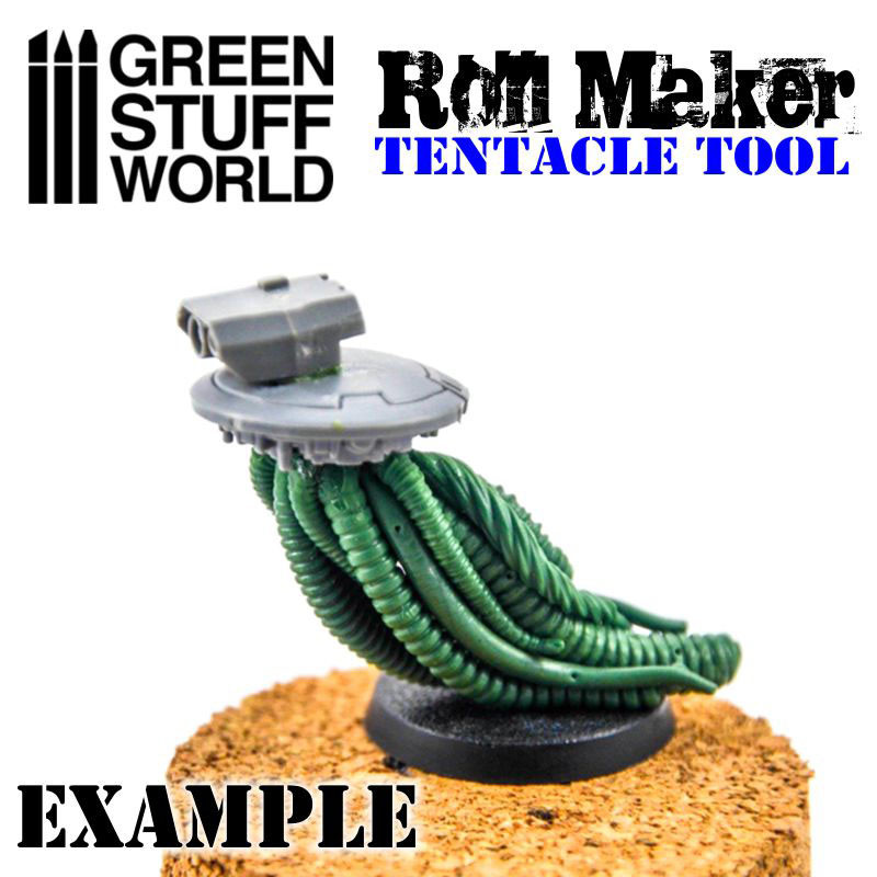 ROLL MAKER - Tool to make tubes, tentacles, & wires with all putty - Green Stuff