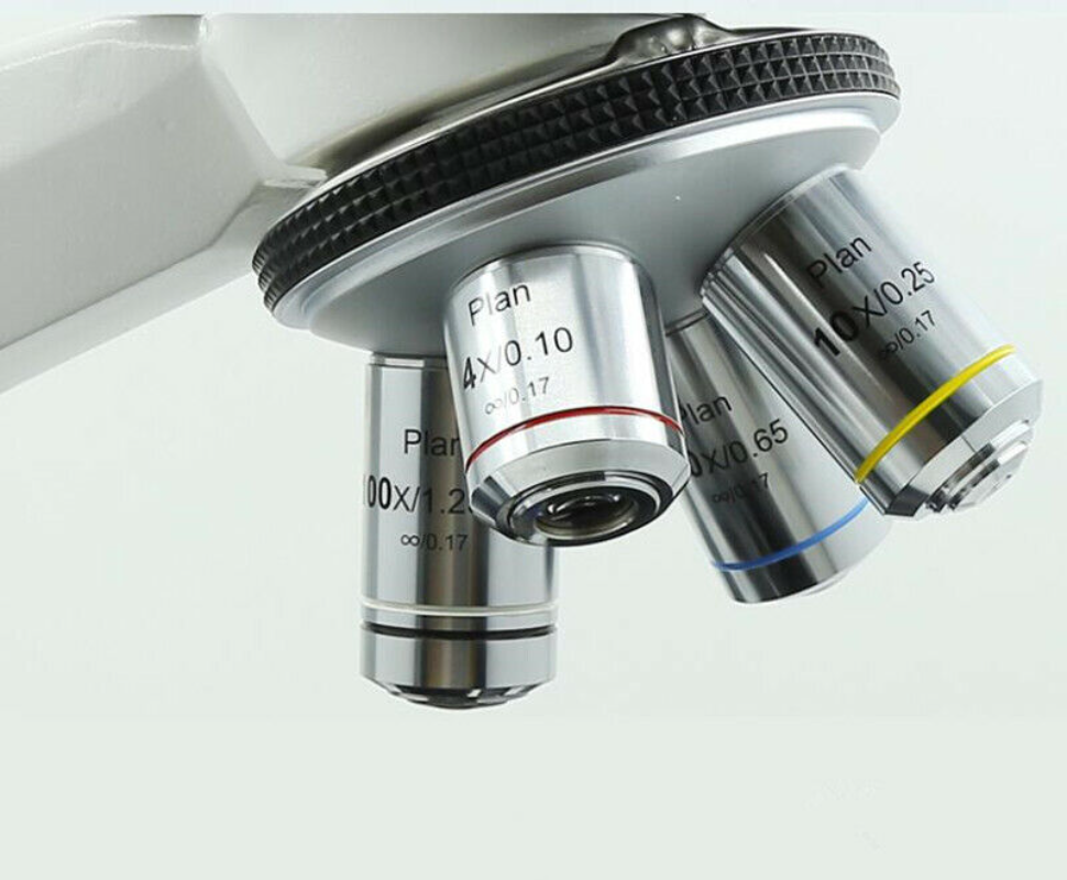Infinity Plan Objective Lens 4X 10X 20X 40X 60X 100X for Olympus Microscope 1PC