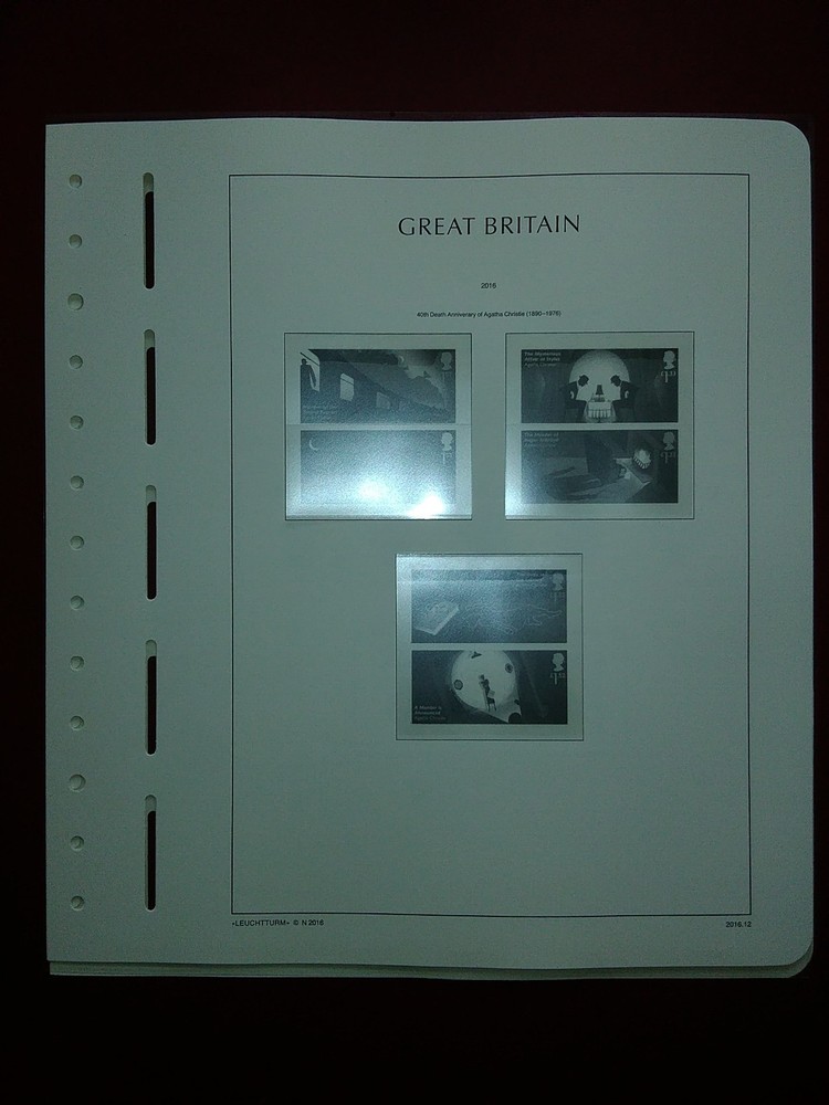 LIGHTHOUSE Commemorative Hingeless album pages Great Britain 2016 Used R201601