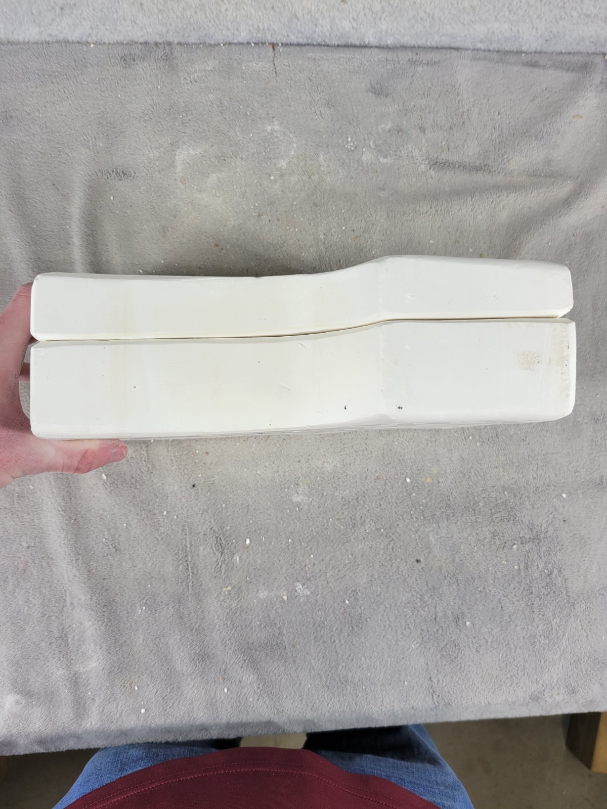 Vintage Ceramic Slip Casting Mold Cowboy Boot Plaque