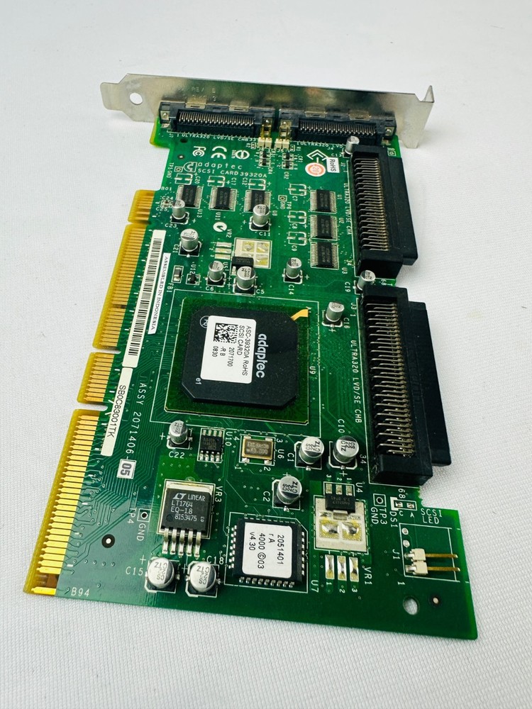 Adaptec ASC-39320A SCSI RAID Controller Card