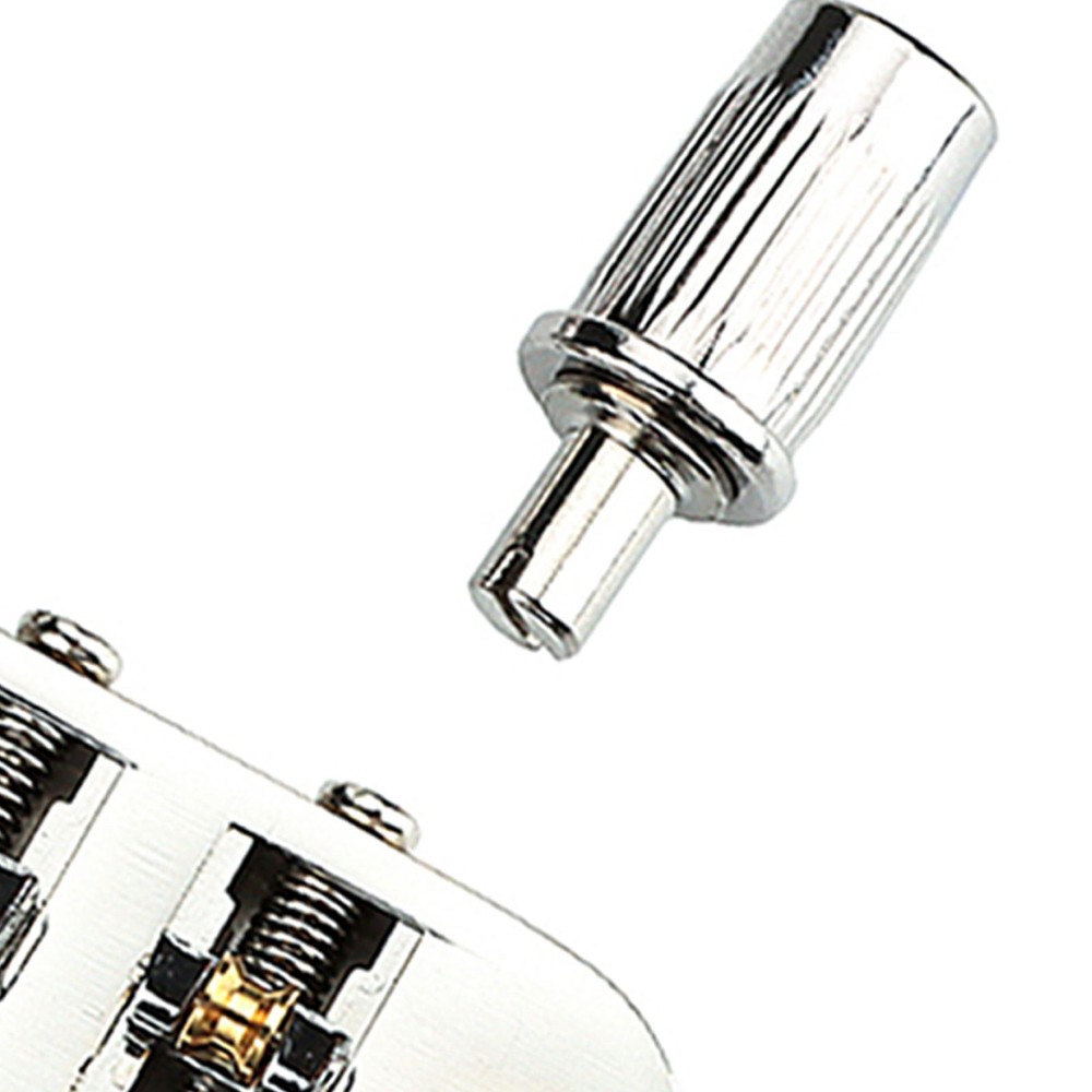 Roller Saddle Bridge Replacement Lightweight 4 String Guitar Bridge For HPGF