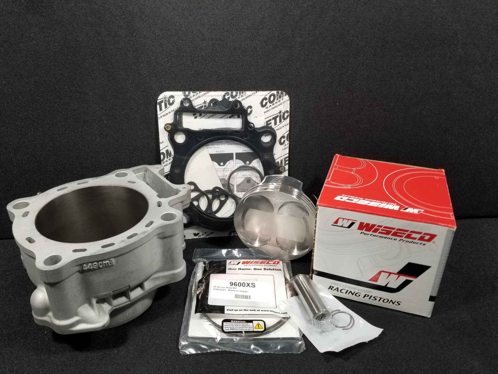 06 + Honda TRX450ER STD Bore Top End Kit Cylinder Works 96mm Cylinder Cometic