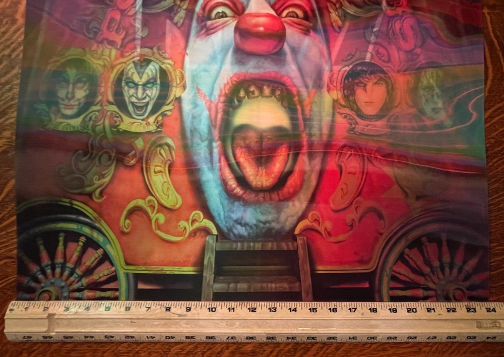 24 X 24" 3D LENTICULAR POSTER~ KISS~ PSYCHO CIRCUS~ RARE SIZE