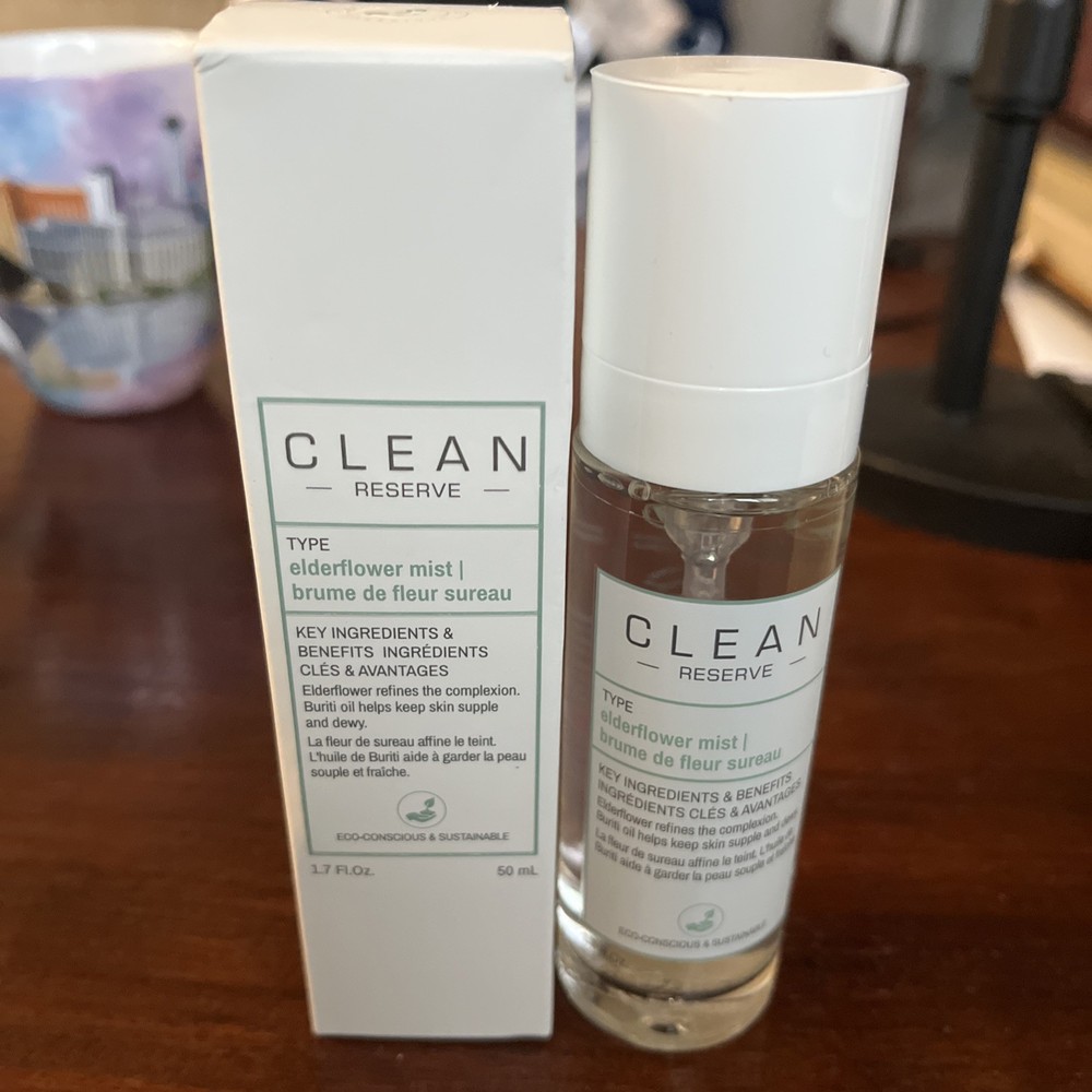 Clean Reserve Elderflower Mist Setting Spray 1.7 Fl Oz