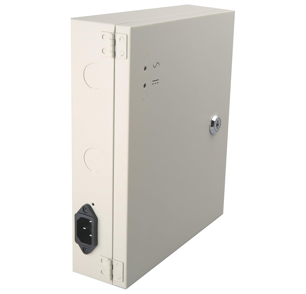 Versatile 18 Output DC12V CCTV Power Supply - Robust Design with Safety Features