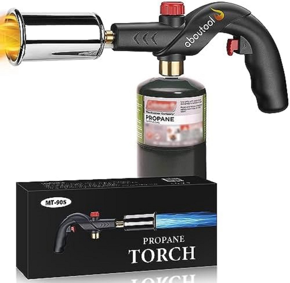 Propane Torch Aluminum Adjustable Searing BBQ Campfire Cooking Tool
