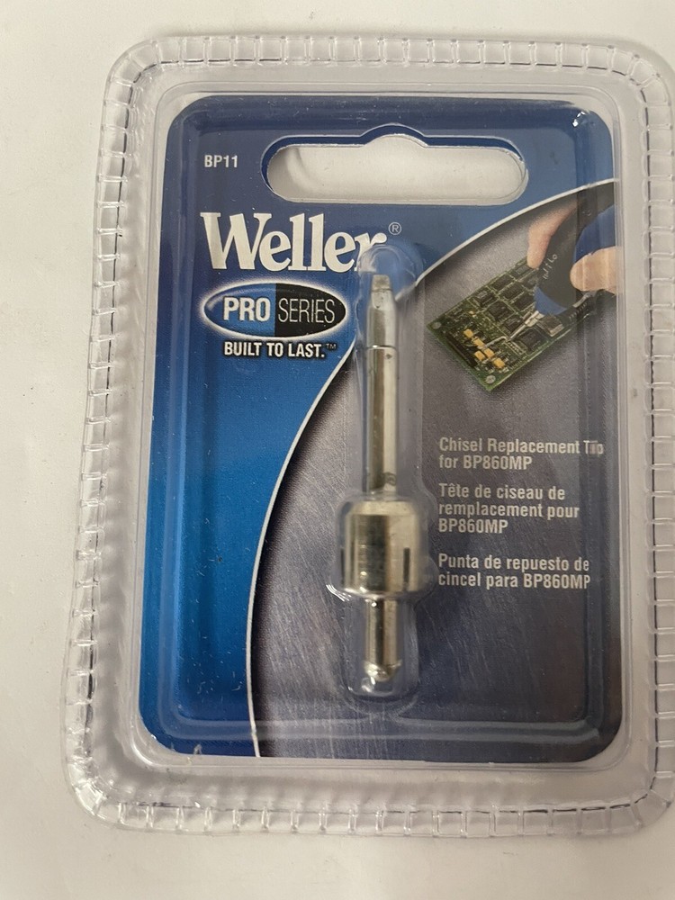 Weller Pro Series BP11 Chisel Replacement Tip For BP860MP,