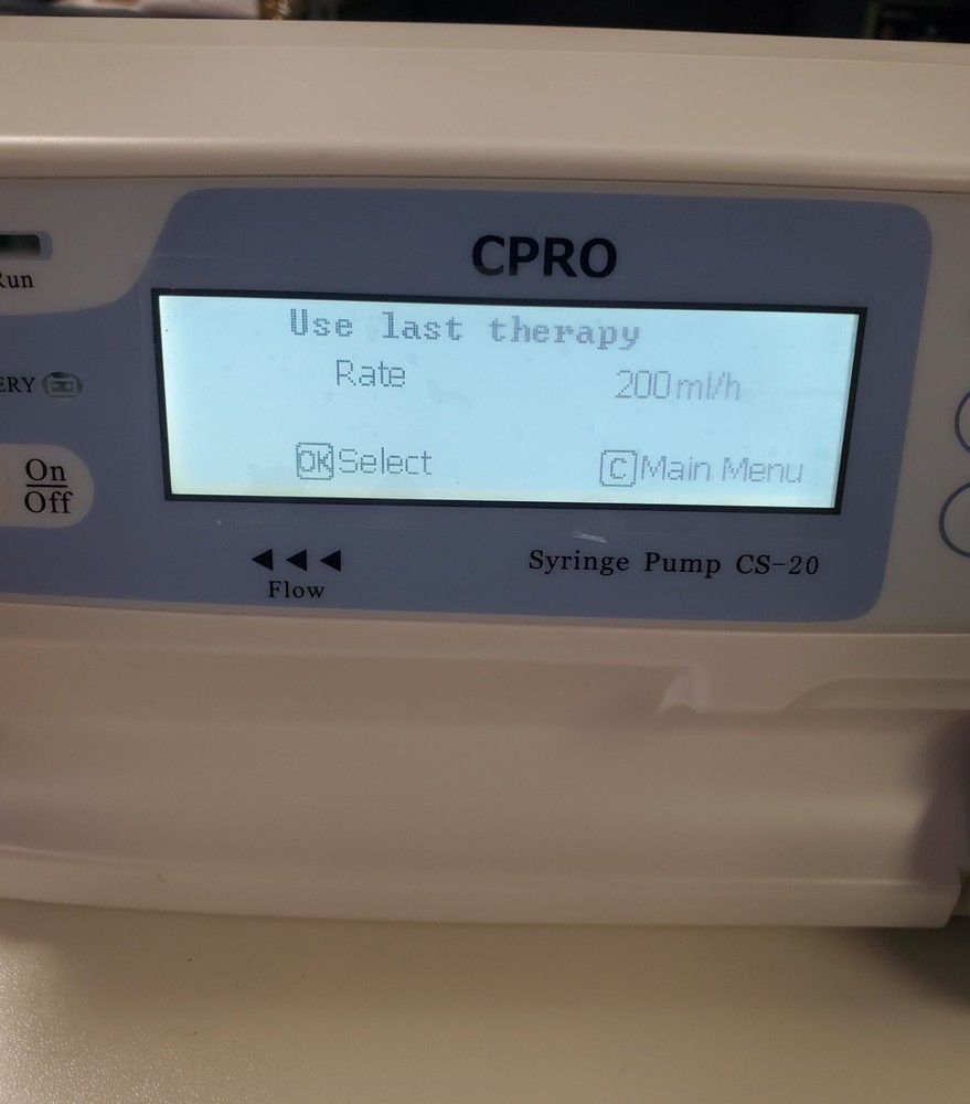 Syring Pump CS-20. CPRO