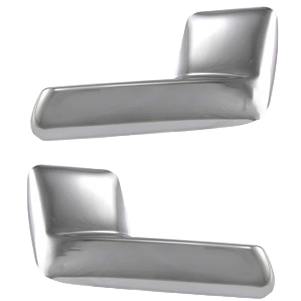 Interior Door Handle For 2003-2006 Ford Expedition Set of 2 Chrome Plastic