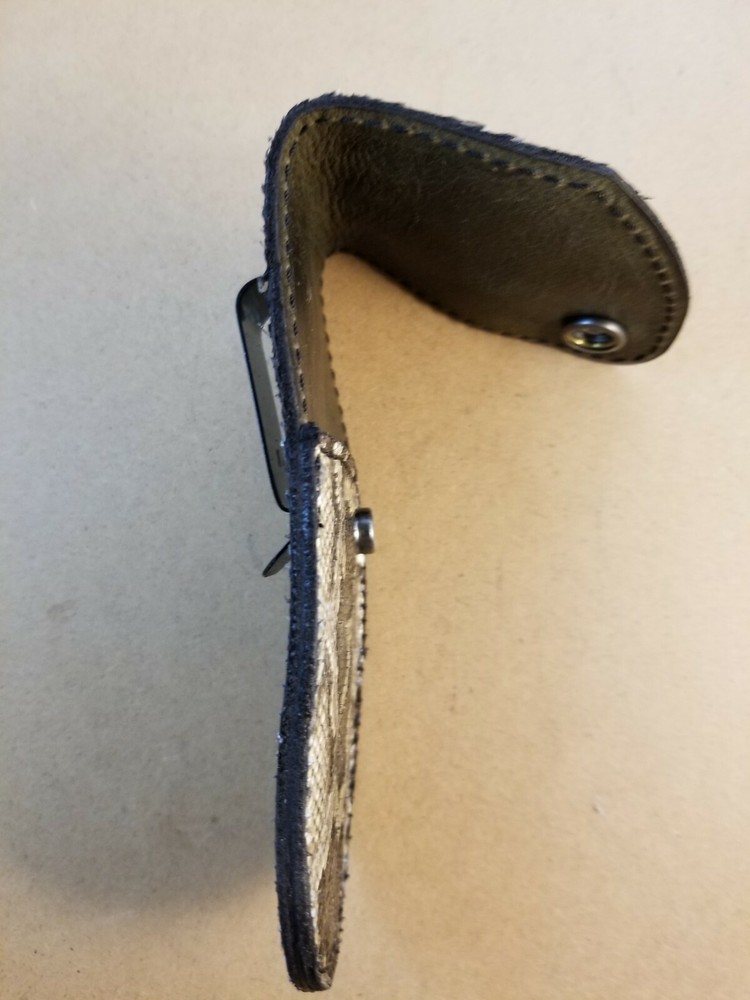 REAL PYTHON SKIN knife sheath buck 110, case 6265 Handmade SHEATH ONLY
