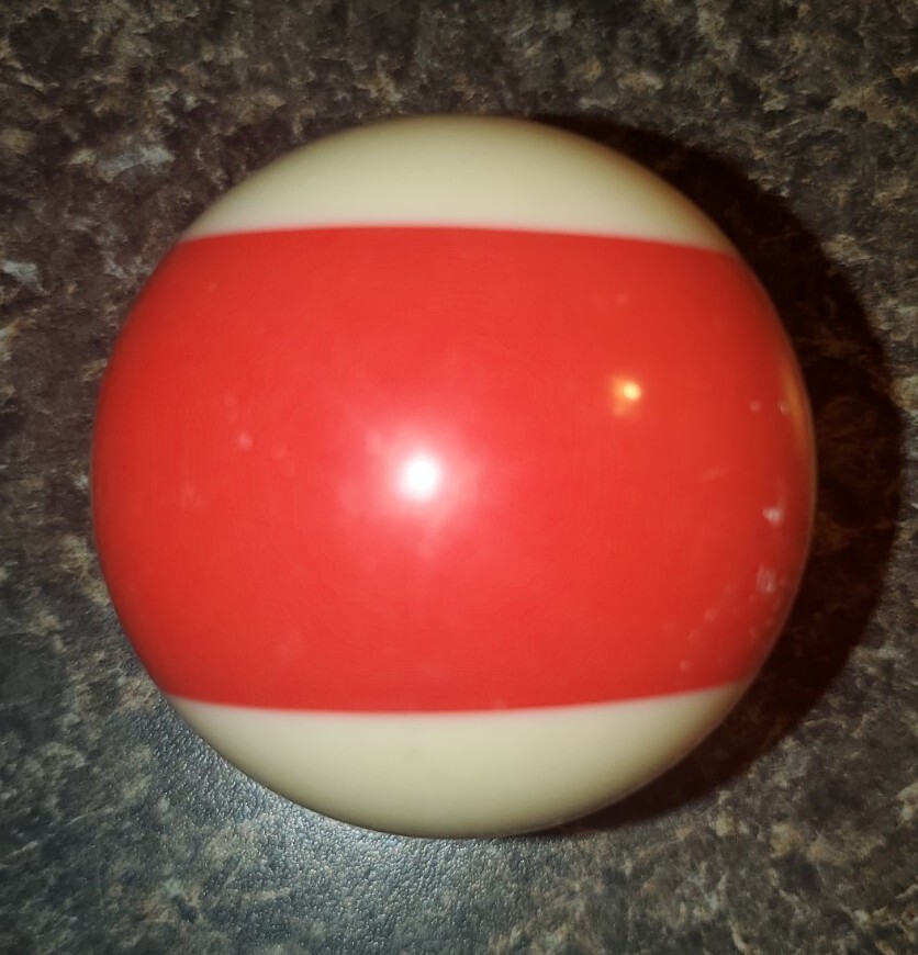 Regulation Pool Billiard Replacement 11 Ball Striped Red