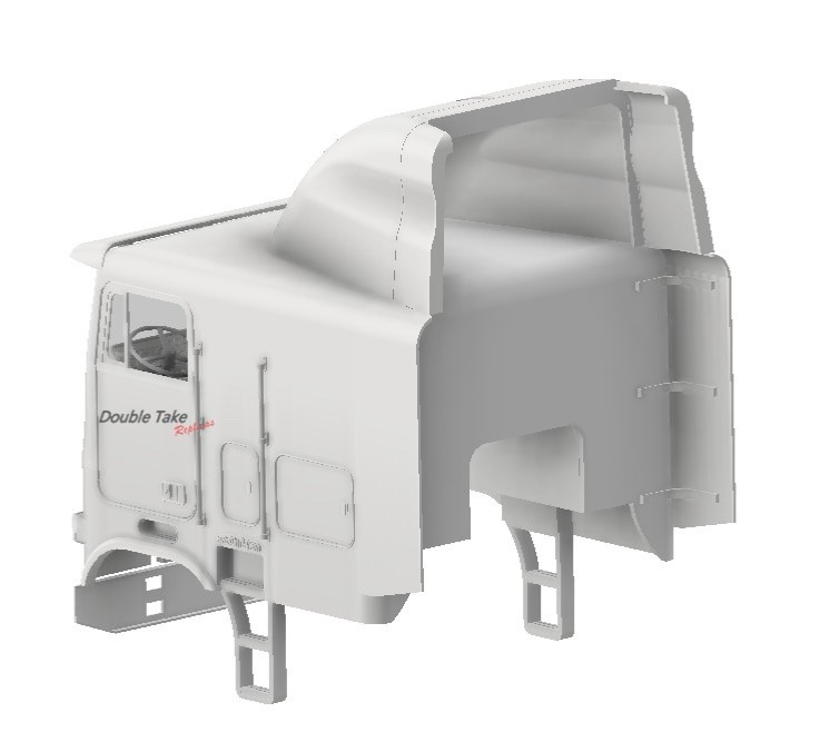 1/25th resin 3d 84-88 Freightliner 104”cab by KJ