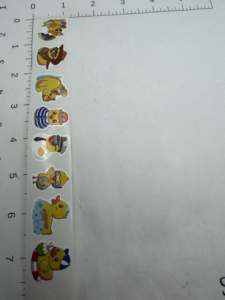 STICKER SHEET: Rubber Ducks In Costumes