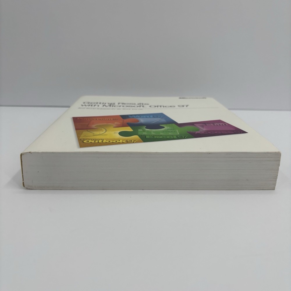 Getting Results Microsoft Office 97 Book 1997 Vintage Computer Guide