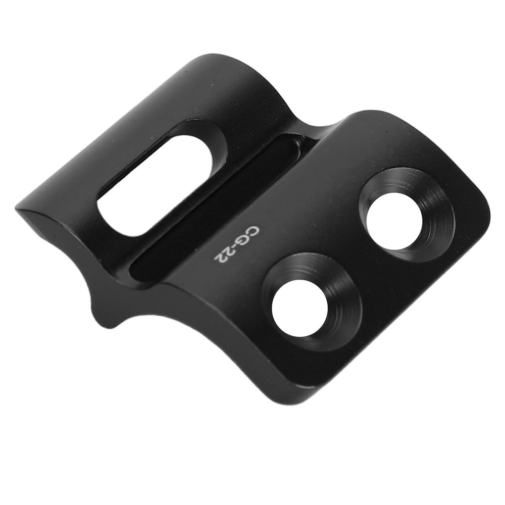 Black Front Derailleur Hanger Aluminium CNC Processing Anodic Oxid