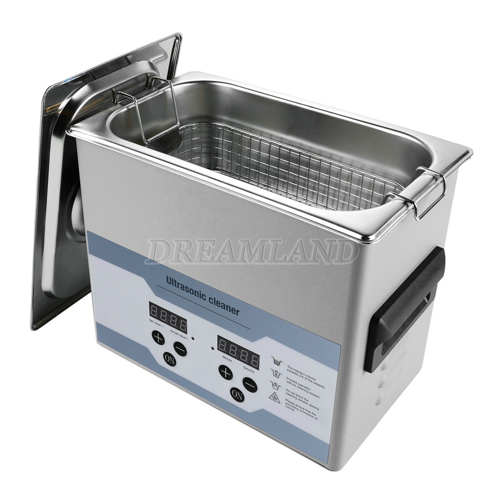 3.2L Ultrasonic Cleaner Heater Timer Mode Sonic Machine dk
