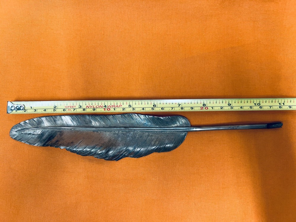 Russian Silver Feather Pen Mono