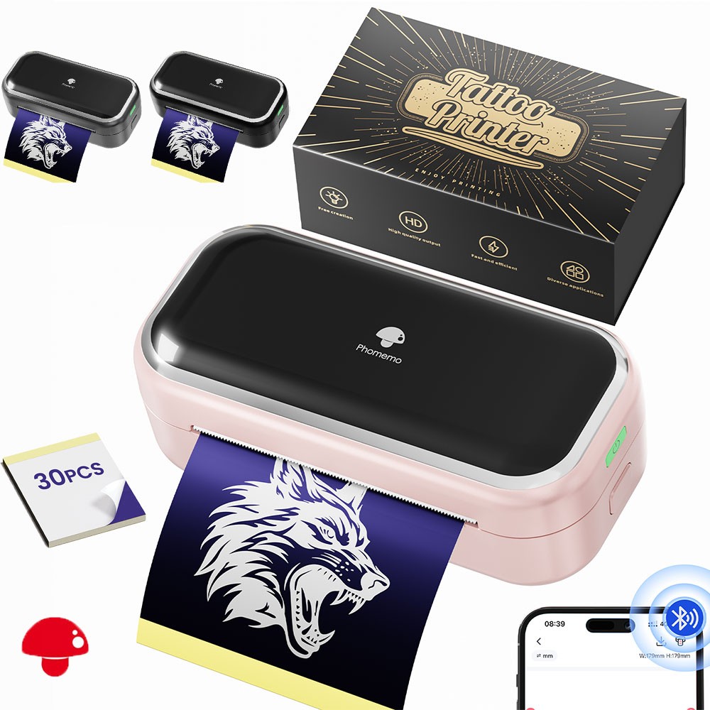Phomemo TP31 Tattoo Stencil Printer Thermal Tattoo Printer LOT for Beginners