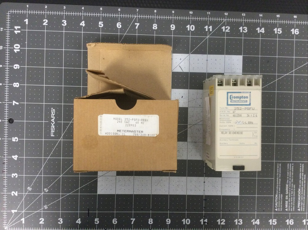 CROMPTON Model 252-PSFU-RRBX 240VAC 60HZ (LPC04C)
