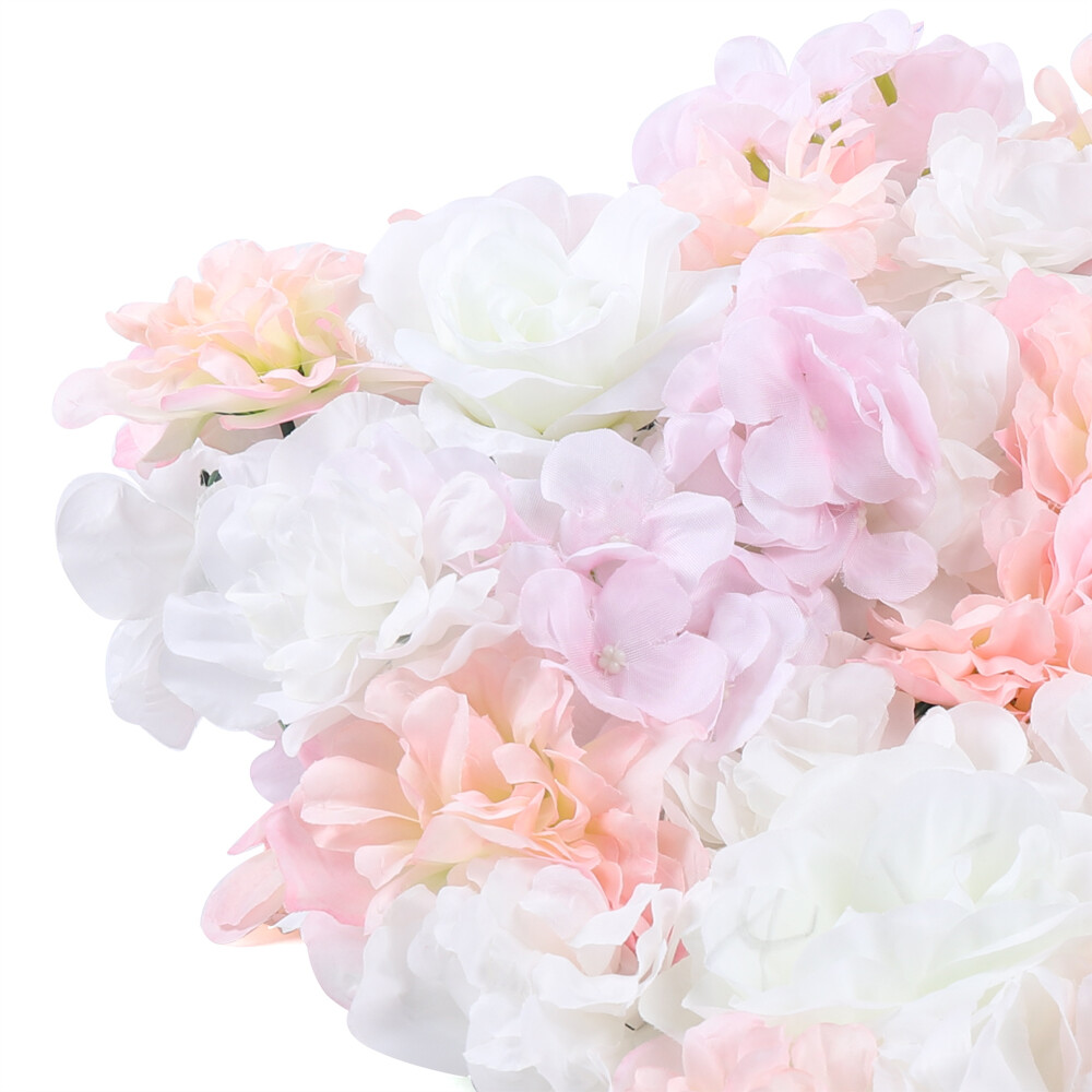 Artificial Flower Wall Panel Backdrop Wedding Party Venue Background Decor 8Pcs