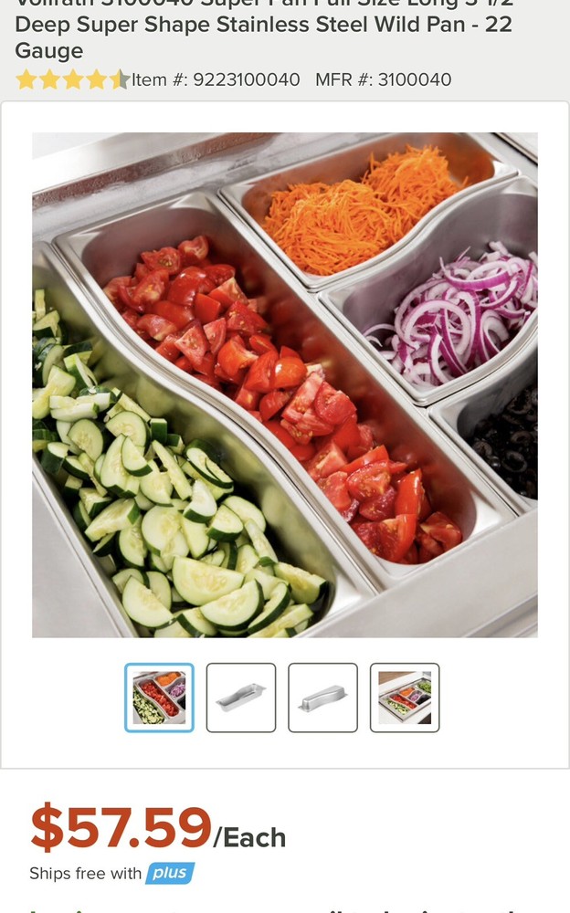 food service pans