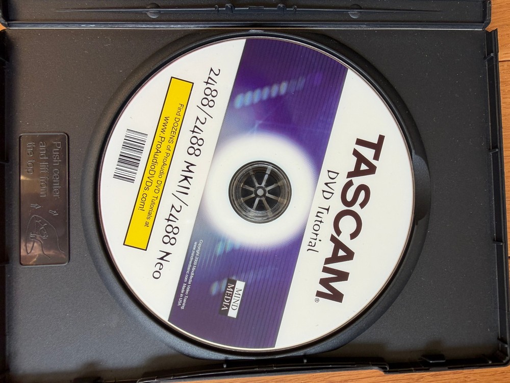 Tascam 2488 / MKII / Neo DVD Video Training Tutorial