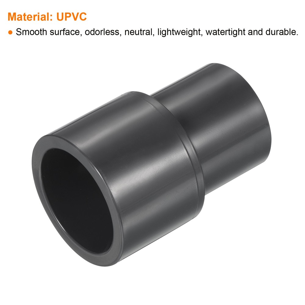 UPVC Fitting Pipe Reducer 1"x 3/4" 3pcs Straight Coupling