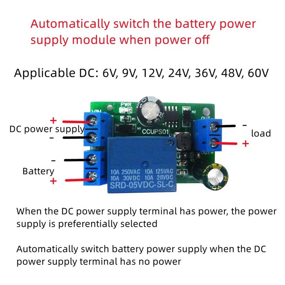 CCUPS01 Emergency Cut-Off Board DC6V-60V Control Board -OFF Automatic6653