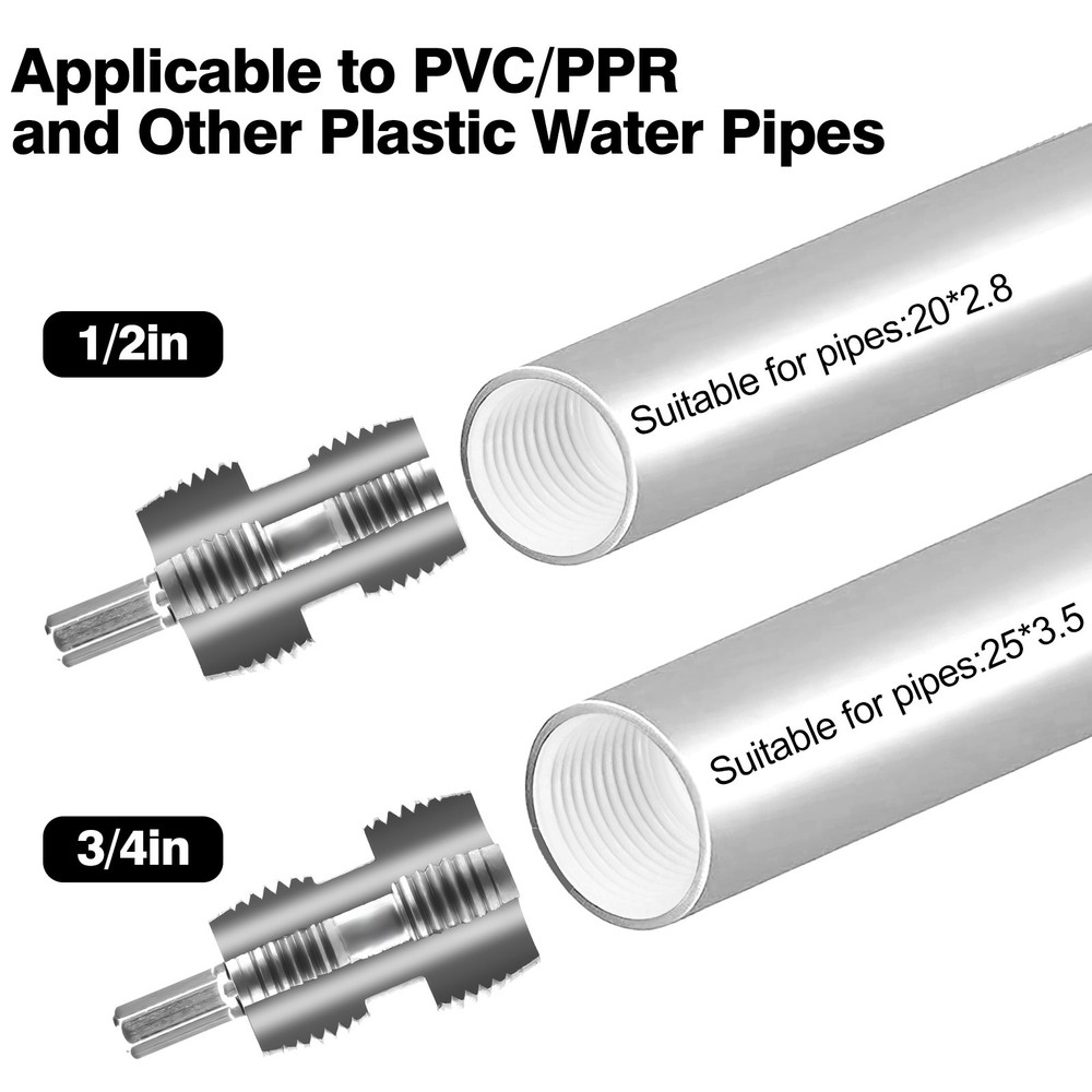 Integrated Internal & External Pipe Threading Tool PVC Pipe Thread Cutting Tool