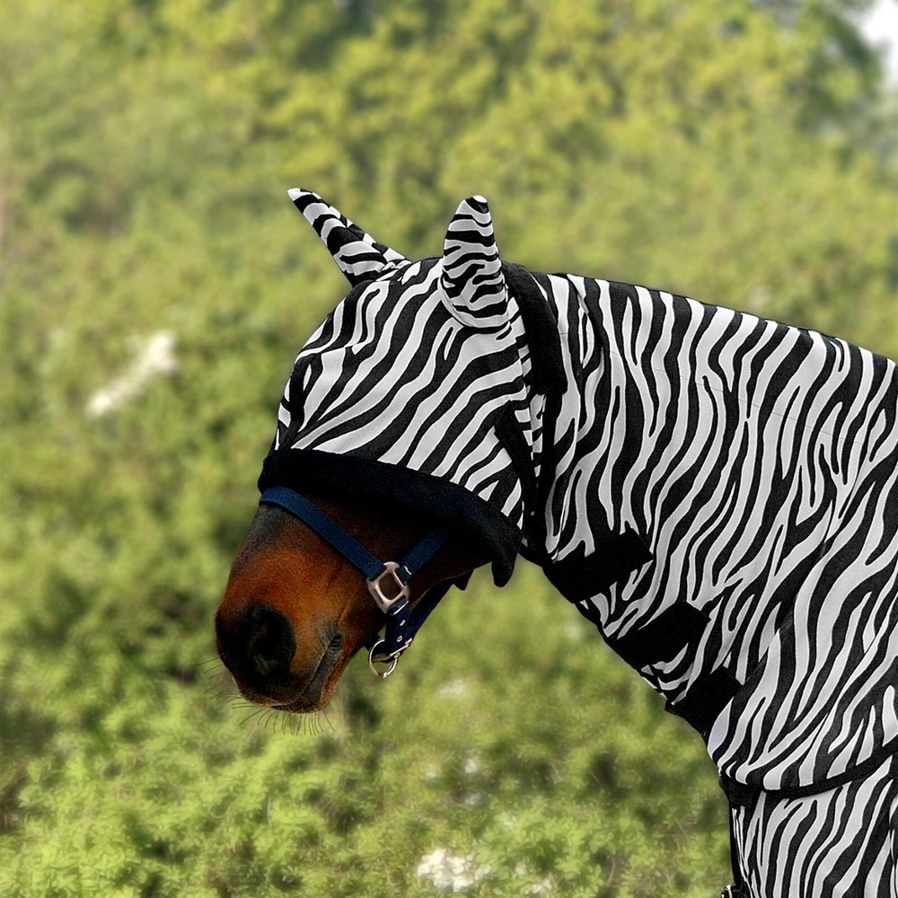 Zebra Summer Mesh Mask And Neck Gaiter